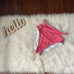 BECCA by Rebecca Virtue Pink High Rise Bikini Bottoms NWOT